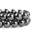 2-12MM Natural Hematite Stone Loose Beads Gemstone Black Hematite Stone Beads for Jewelry Bracelet Making