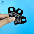 Color-Coded Polyester Hang Tags Custom Engraved Waterproof Machine Use Identification Labels