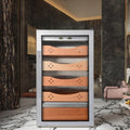 Vanace HOT Sale Humidor With Spanish Cedar Wood Shelves Stainless Steel 62L Electric Cigar Humidor Cabinet for Cigar Storage