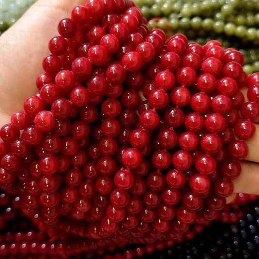 Wholesale Natural Stone Carnelian Round Beads Red Agate Round Shape Beads 4-12mm Size for Jewelry Making