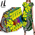 Henry Newest Design Small Order Printing Polyester Fluorescent Green Fabrics for Garment Skirt Dress Clothes