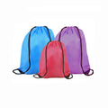 Custom Logo & Size Polyester Drawstring Backpack Waterproof Sports Shopping Bag for Daily Life with Custom Color