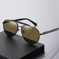 New Aviation Strong Metal Double Bridge Frame Fashion Style Design Polarized Men Sunglasses Vendor