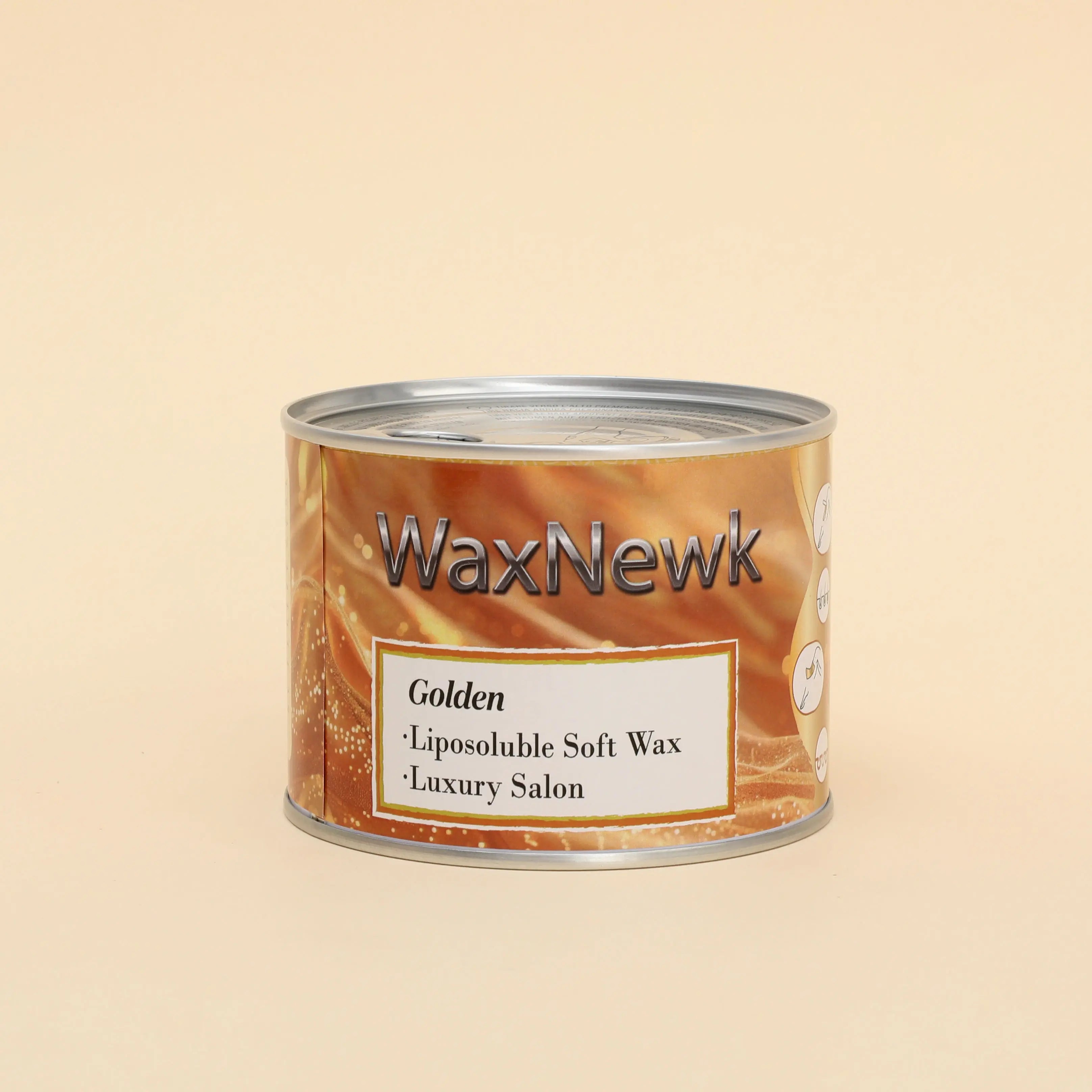 WaxNewK Wholesale 400g Tin Can Depilatory Warm Soft Private Label  Paste Cream Wax Hair Removal Hot Wax