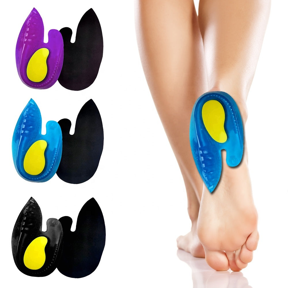 Gel Heel Cups Silicone Heel Cup Pads for Bone Spurs Pain Relief Sore Protectors of Your Sore Bruised Feet Best Insole Gels