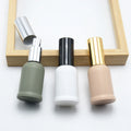 Unique Packaging Empty 8ml Matte White Pink Green Mist Spray Glass Perfume Bottles with Electrolytic Aluminium Caps