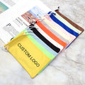 Fashion Microfiber Soft Glasses Pouch Custom Logo Pink Orange Colorful Drawstring Eyeglasses Sunglasses Bag in Stock
