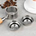 1PCS 51MM Single Shot Assembly Coffee Filter Basket Pressurized 1-Cup/2-Cup Filter Bowl Compatible With Delonghi Models