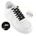 FASTLACES No Tie Magnetic Elastic Shoelaces Flat Polyester 24 Colors Sports 100cm Length Easy to Put on