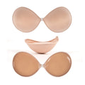 5CM Strapless Double Thickness Push up Spandex/Cotton Skin Adhesive Seamless Sexy Padded Bras for Small Boobs