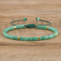 Dainty Bracelet for Women Jewelry Natural Gemstone Healing Crystal Green Aventurine Beaded Bracelet for Women Girls MegaBDM