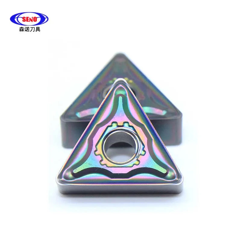 TNMG160408 Carbide PCD CBN Inserts Tool Holder for Lathe Machine Cutting HRC40-60 Hardened Steel Stainless Workpiece CVD PVD