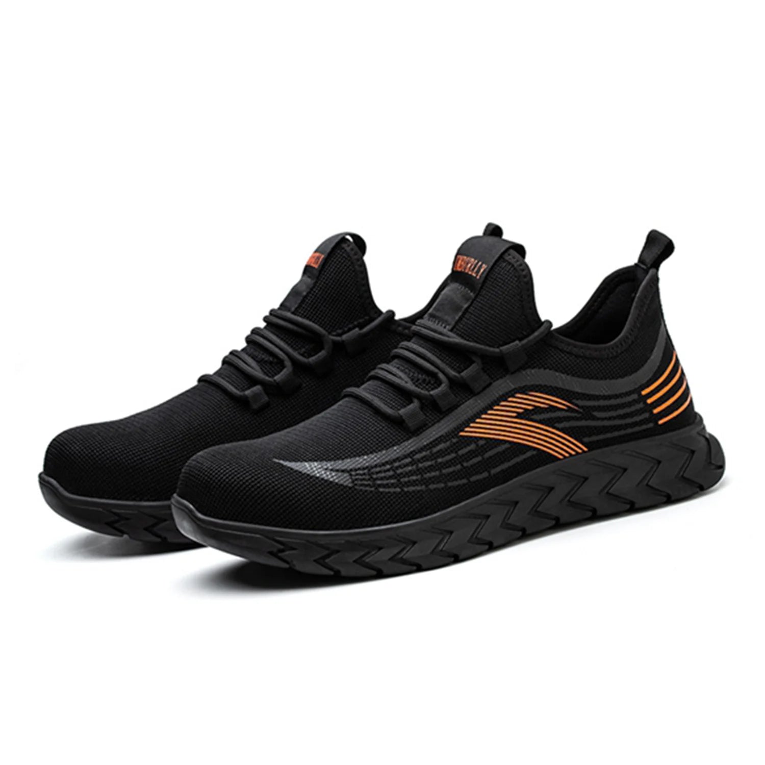 Women's Lightweight Breathable Mesh Upper Sports Safety Shoes Anti-Slip Steel Toe Low Cut Winter Construction Features Summer