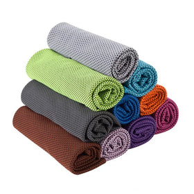 Summer Camping Microfiber Cold Towel Children and Adult's Ice Cooling Bath Towel for Hypothermia Prevention