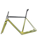 Winowsports Disc Gravel Bicycle Frames Customs Colors of Glossy Fading Series BSA68 700C Carbon Cyclocross Gravel Bike Frameset