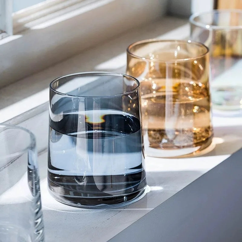 Nordic Simple Household Water Juice Glass Whiskey Glass Wine Glass Drinking Cup