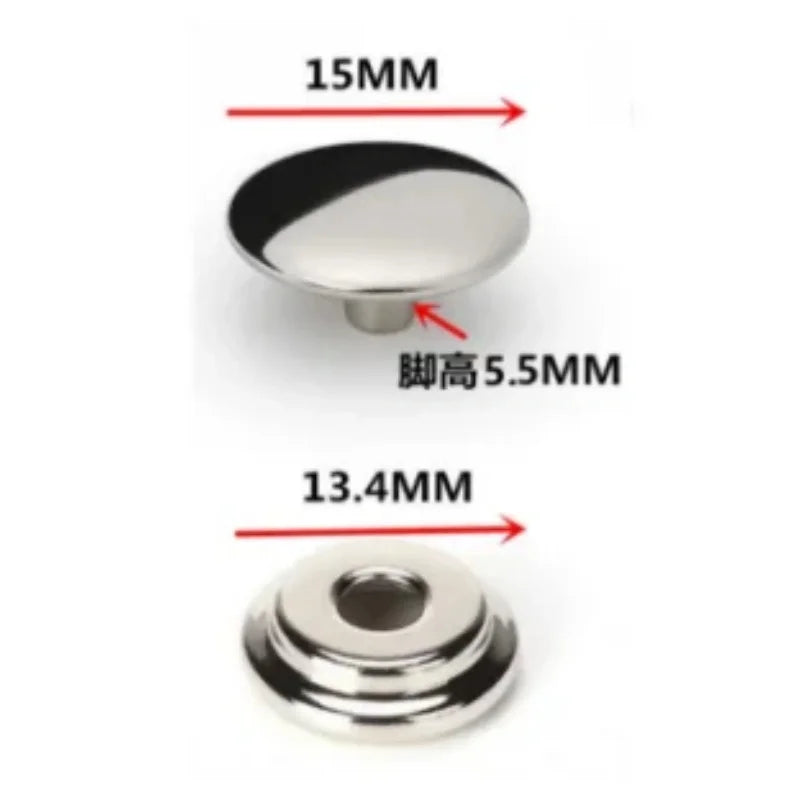 Widely Used China Manufacturer  Stainless Steel Hardware Products Half Clasps