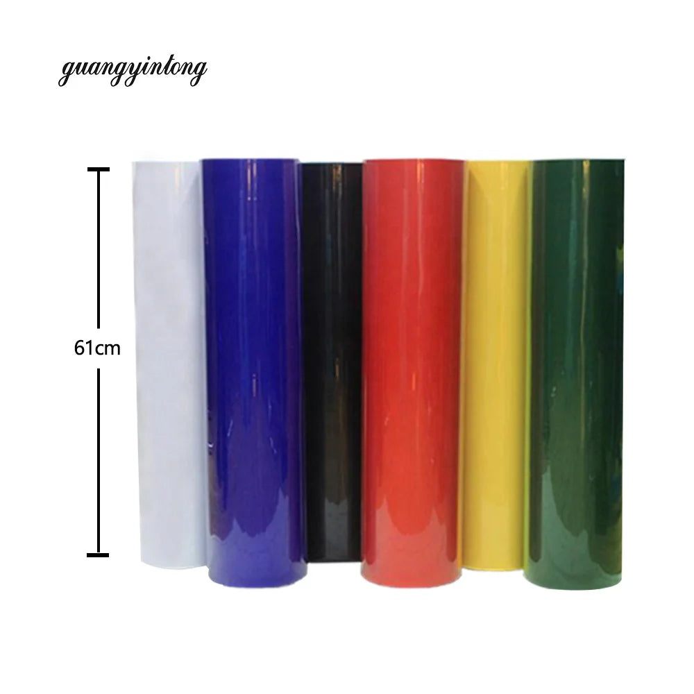Wholesale High Quality Heat Transfer Vinyl Press Cheetah Iron Cut Htv Rolls Heat Transfer Paper by the Yard on Polyester Bag