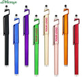 Promotional New Multi Function Ball Stylus Soft Touch Screen Pen Mobile Holder Gel Pen Ballpoint Pen 3 in 1 With Custom Logo