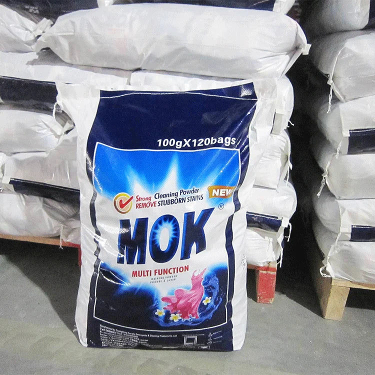Small Package 100g Strong Cleaning Powder Remove Stubborn Stains Laundry Detergent Multi Function Washing Powder