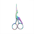 Classic Stork Small Curved Stainless Steel Embroidery Scissors Beauty Scissors with Sharp Tip for Sewing Crafting Art Work