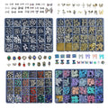 3D Accessories New Design Gold Rhinestone 2022 Resin Metal Nail Charms Zircon