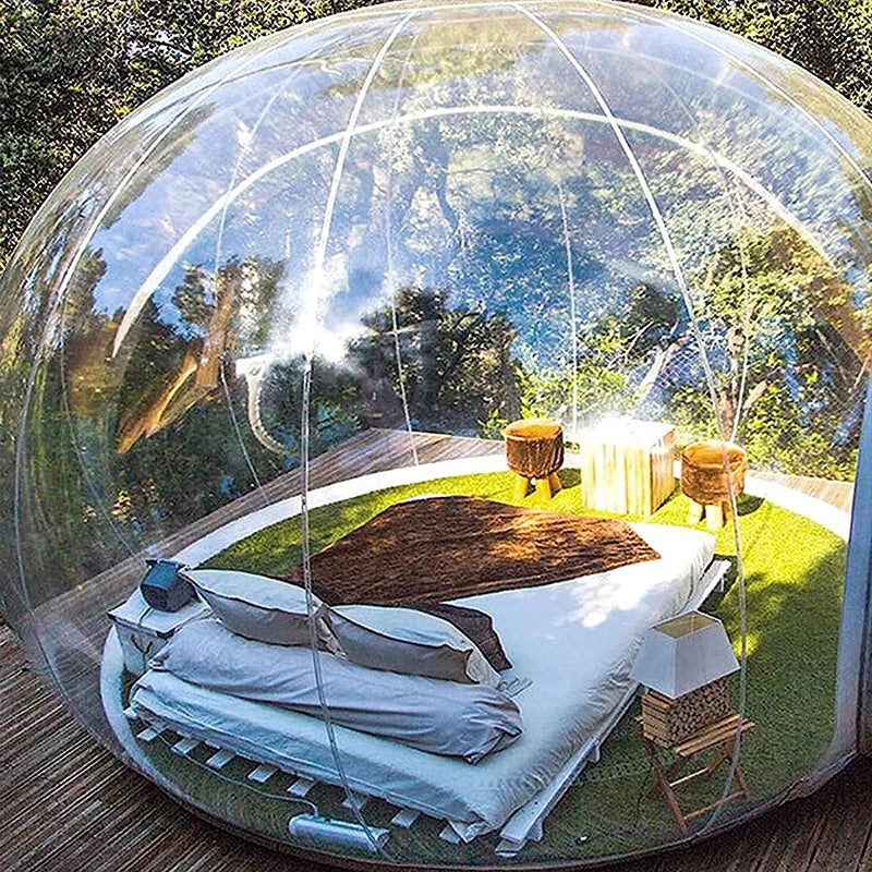 Custom Outdoor Glamping Resorts Pc  Bubble Clear Camping Dome Tent