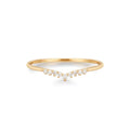 CUSTOM Dainty 18K Gold Plated 925 Sterling Silver Wholesale Minimalist Moissanite Engagement Rings for Women
