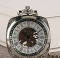 Manual Watches Key Chain Retro Square Roman Mechanical Pocket Watches