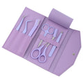 Professional Stainless Steel Personalised Eyebrow Razors Eyelash Trimming Scissors Tweezers Set With PU Case