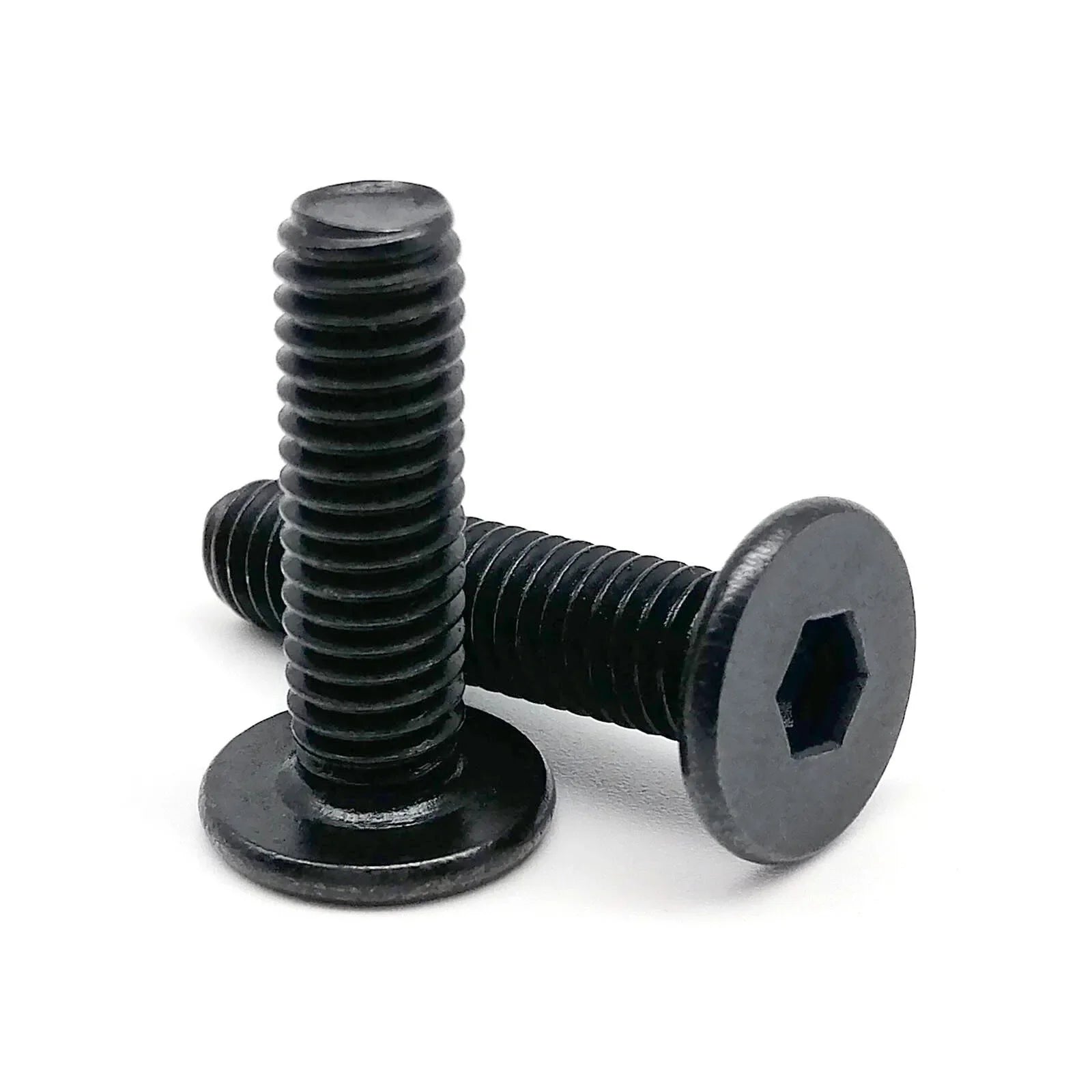 Black Small Metric Stainless Steel 201 304 316 Ultra Thin Flat Wafer Head Screw Bolt Customizable