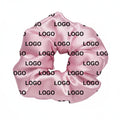 SC3040C Wholesale Custom Printing logo Satin Hair Ties Custom Scrunchies Personalized Pattern Printed Scrunchie