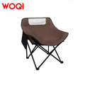 WOQI Factory-Sold Ultralight Outdoor Mini Chair Portable Collapsible Children's Folding Camping Moon Beach Iron for Gym Park Use