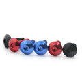 7075 Round Head Hexagonal Aluminum Screw Anodized Aluminum Screw