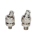 Stainless Steel Adjustable Swivel Ball Joint and Flat Fan Jet Spray Nozzle