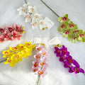 Beautiful Poetic 7-head Cymbidium Artificial Orchids Can Be Customized Beautiful Wedding Decorations Cheap Wholesale