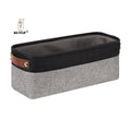 KUYUE 2-Pack Foldable Bathroom Storage Baskets Soft Cotton Fabric Empty Small Organizer Functional Design for Home Office Gifts
