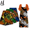 New Design Islander Style Micronesia Marshall Hawaii Mumu Digital Print 100% Polyester Fabrics for Skirt