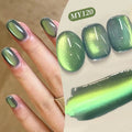 BORN PRETTY 10ml Shadow Star Bamboo Colored Cateye Magnetic Nails Gel Polish Private Label Green Cat Eye Nail Gel Wholesale