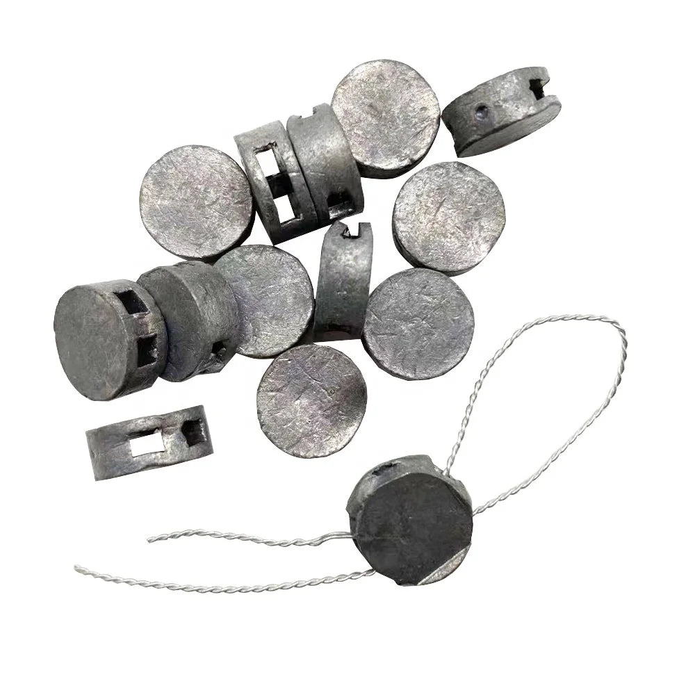Disposable Tamper Proof Multi-Size Lead Seal Pure Lead Seal for Bean Utility Meters 9*5 10*5 12*5