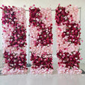 Handmade 3D Artificial Flower Wall Backdrop 8ft Valentine's Day Thanksgiving Graduation Mother's Day Easter Christmas New Year
