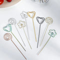 Colorful Reusable Stainless Steel Cocktail Picks Metal Martini Appetizer Toothpicks for Bar Garnishing Drinkware Accessories