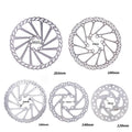 Steel Bicycle Disc Brake Pads for Mountain Bikes 120/140/160/180/203mm Sizes with Screws Included