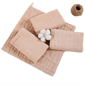 Wholesale 100% Cotton Gauze Face Wash Cloth Muslin Square Facial Washing Cloth