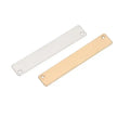 DIY Jewelry Accessories Long Pendant Handmade Materials Necklace Accessories Rectangular Pendant Mirror Polished Tag