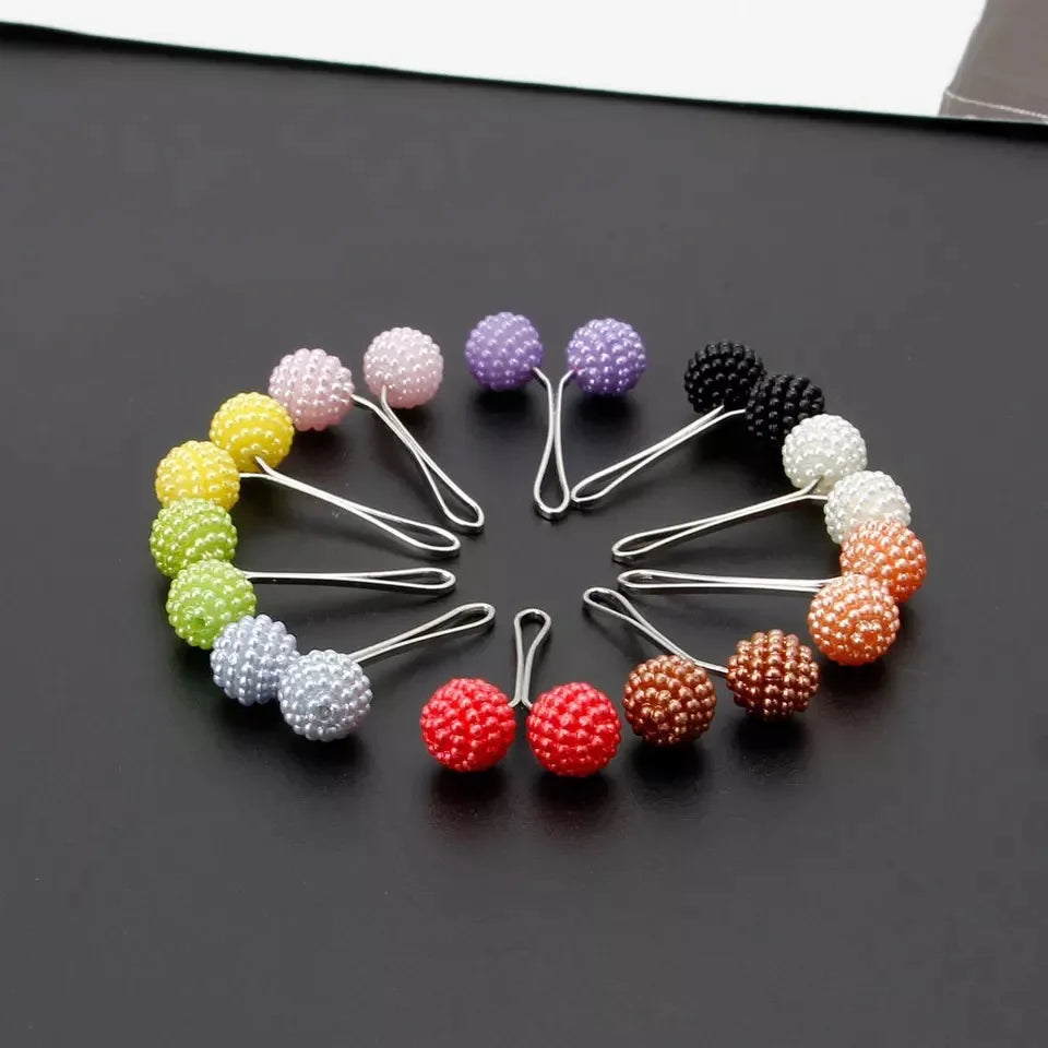 Wholesale Muslim Women Scarf Customized Plastic Hijab Pins Needle Accessories Safety Brooches Set for Hijab