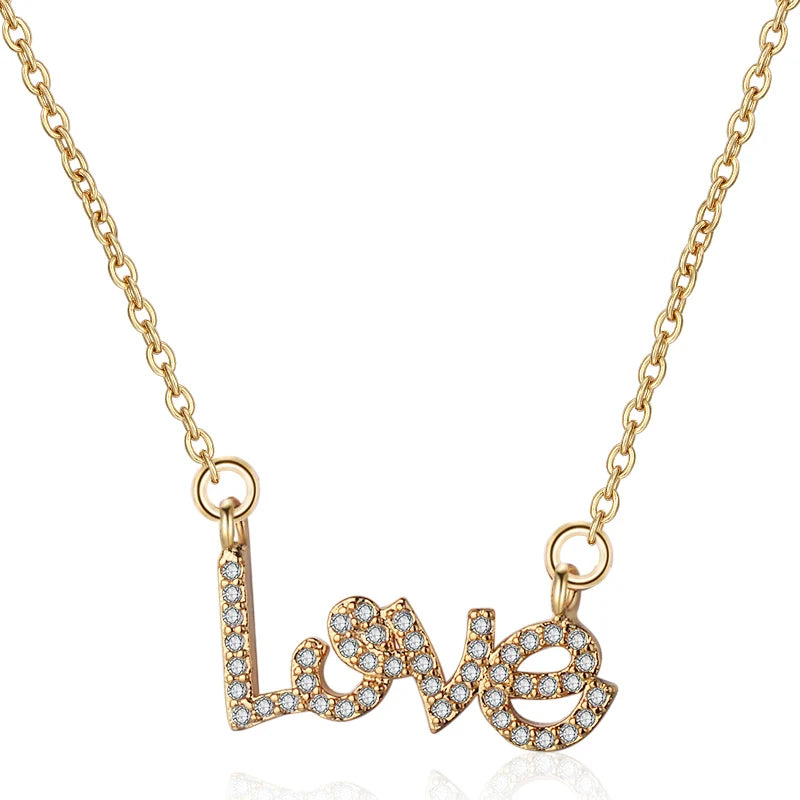 Eco Friendly Mothers Day Gifts Wedding Engagement Jewelry 18k Chain Gold Plated with Circle Shape Pendant