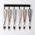 Wholesale Handmade Boho Camping Cotton Woven Rope Key Chain Wrist Macrame Personalizados Macrame Wristlet Key Chains