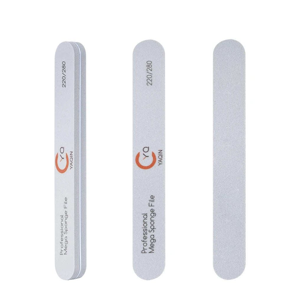 Professional Customized Logo 100/180 Label Sanding Buffer Sponge Nail File