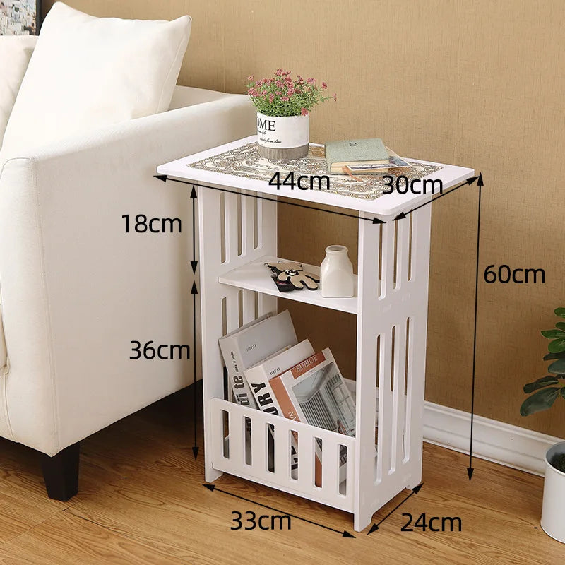Creative Design Corner Tea Table Modern Sofa Bed Side End Table Living Room Home Furniture Nordic Simple Coffee Table for Indoor